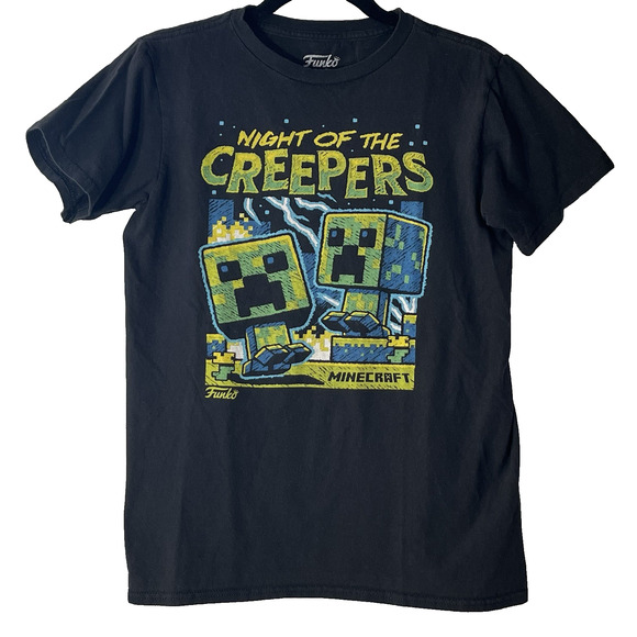 Funko Minecraft "Night of The Creepers T-Shirt Youth Size XL - Picture 1 of 3